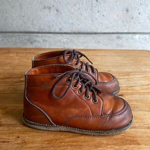 Vintage Leather Baby Boots